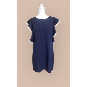 Laundry by Shelli Segal Navy Sheath Dress‎ - Size 12